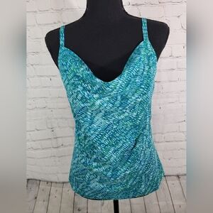 Vintage Y2K 00's Kenneth Cole New York Womens Open Back Draped Camisole Tank Top